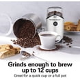 thumbnail image 2 of Hamilton-Beach Coffee Grinder with Removable Chamber, Silver, 2 of 4