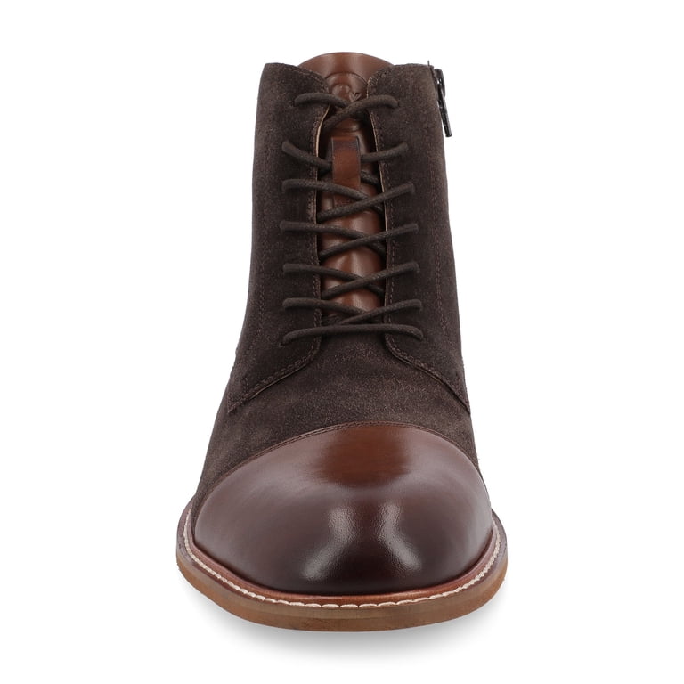 Thomas & Vine Jagger Cap Toe Ankle Boot - Walmart.com
