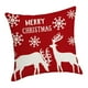 thumbnail image 3 of Funda de almohada de Navidad, funda protectora de cojín rústico, funda de almohada decorativa para sala de estar, decoración de Patio, , Estilo P Baoblaze Funda de almohada, 3 of 6