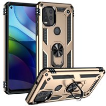 Allytech Kickstand Case for Moto G Stylus 5G 6.8-Inch, Military Grade Protection Ring Stand Holder Compatible with Car Mount Bumper Defender Case Cover for Motorola G Stylus 5G -  Gold