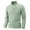 Green, variant on ZCFZJW Men Quarter Zip Pullovers Lightweight Long Sleeve Golf Shirts Quick Dry 1/4 Zip Mock Neck Basic Solid Color Athletic Shirt for Workout Running with Pockets Khaki L