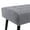Gray, variant on Dycanpo 44.5”Bedroom Bench, Faux Leather Modern Bench with Metal Legs, Red Brown