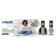 VTech CS6919-2 DECT 6.0 Cordless Phone with Caller ID and Handset Speakerphone, 2 Handsets, Silver/Black