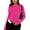 Hot Pink, variant on Long Sleeve Crop Tops For Women Juniors Athletic Outfit Teen Girls Basic Tee Thermal Trendy Long Sleeve Layering Tops Fashion V Neck Slim Fitted Y2k Tight Shirt Navy XS