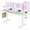 White, variant on Electric Standing Desk, Adjustable Height Stand up Desks, 40 x 24 Inches Sit Stand up Desk for Home Office Computing, 3-Preset Memory Height Ergonomic Rising Desks, Black