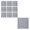 Gray, variant on White 10 Pack Interlocking Plastic Drainage Mats, Waterproof Non-Slip Bathroom Shower Floor Tiles for Kitchen, Garage and Workshop