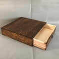 thumbnail image 5 of Vintage Storage Box DIY Decorative Wooden Jewelry Keepsake Storage Box with Lid Lock Wooden Memory Chest Earrings Organizer .5x24.5x6cm 25.5x24.5x6cm, 5 of 7
