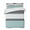 Gray Turquoise, variant on Quilts King Size, Turquoise Morocco Soft Comforter Bedding Set for Bed, Geometric Grey Stripes Modern Lightweight Quilted Bedspread with Pillow Cover(2 Pieces) for All Season, 96x106 Inch