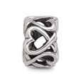 thumbnail image 5 of Reflection Beads Sterling Silver Reflections Hearts Bead, 5 of 5