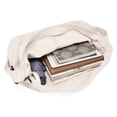 thumbnail image 3 of Bolsa De Hombro Bolsa bandolera de lona Casual de gran capacidad para mujer cruzados para el trabajo (Blanco) Tmvgtek Para Estrenar, 3 of 9