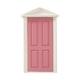 thumbnail image 1 of Casa de muñecas Puerta antigua europea, muebles de casa de muñecas, puerta de hadas en miniatura de casa de muñecas, mini puerta de madera 1:12 para, 1 of 9