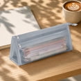thumbnail image 4 of Under $1 Pencil Case, Transparent Mesh Double-Layer Exam Japanese-Style Large Capacity Stationery Pouch, Portable Triangular Pen Bag by PALIFEUR, 4 of 7