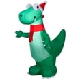 thumbnail image 1 of Inflable Navideño Holiday Time Dinosaurio 122 cm de Altura, 1 of 4