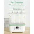 thumbnail image 3 of Momcozy Bottle Sterilizer and Dryer, 8-in-1 Electric Steam Baby Bottle Sterilizer for Baby Bottles, 3 of 11