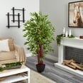 thumbnail image 3 of Nearly Natural 6' Bamboo Artificial Tree with Planter, 3 of 3