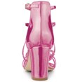 thumbnail image 3 of BLISSFUL STEP Sandales à Talons Blocs à Brides Croisées pour Femmes, 3 of 7