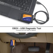 ELM327 USB Adapter OBD2 Scanner for Windows, ELMconfig FoCCCus Diagnostic Scan Tool with MS-Can/HS-Can Switch for Ford Lincoln Mazda Mercury Series Vehicles