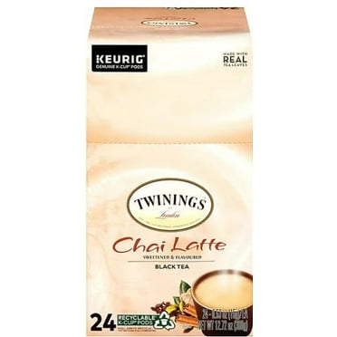 Twinings of London Chai Latte Sweetened Black Tea 24 ct K-Cup® Pods 12.72 oz. Box