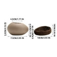 thumbnail image 1 of PRETXORVE Shaped Ceramic Bowl Yogurt Bowl Restaurant Tableware Dessert Bowl, 1 of 8