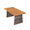 Teak & Grey, variant on Tcbosik Outdoor Dining Table, 70 Inch Acacia Wood Table with Rattan Legs for Backyard, Poolside, Balcony, Deck, Garden, Teak & Brown