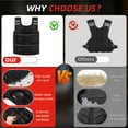 thumbnail image 3 of Adjustable Weighted Vest for Women and Men, 1-11 lbs/2-22 lbs/2-32 lbs Weighted Vest for Running, Walking, Strength Training with Reflective Strip & Storage Bag, 3 of 7