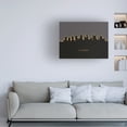 thumbnail image 3 of Michael Tompsett 'Columbus Ohio Skyline Glow II' Canvas Art, 3 of 3