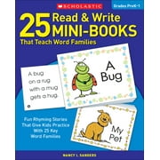 25 Read & Write Mini-Books : That Teach Word Families (Paperback)