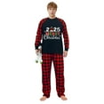 thumbnail image 3 of Ihaphap 2025 Merry Christmas Black Family Christmas Matching Pajamas Set, L-Men, 3 of 6