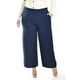 thumbnail image 4 of Pantalon de pierna ancha Roman Fashion /Tallas Extras, 9202 (Azul marino) azul marino 36, 4 of 6
