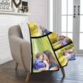 thumbnail image 4 of Custom Photo Throw Blanket Customized Pictures Blanket Personalized Soft Fleece Blanket for Family Wedding Birthday Christmas Valentines Day Gifts for Women Him Her Blankets, 4 of 5