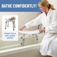thumbnail image 2 of Silla de ducha ajustable Dr. Kay's para personas mayores y discapacitadas, 227 kg, 2 of 6