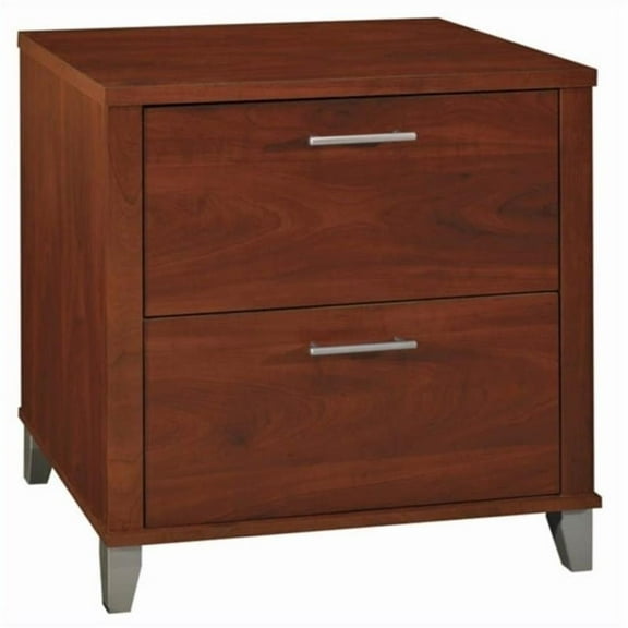 Kingfisher Lane 2 Drawer Lateral File Cabinet in Hansen Cherry