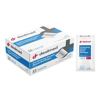 Dealmed 4" Sterile Conforming Stretch Gauze Bandages, 4.1 Yards Stretched Gauze Rolls, Wound Care Product, Box of 12