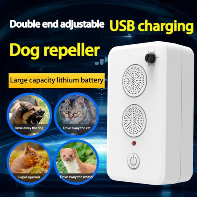 Pet Dogs Stop Barking Away Anti Bark Training Repeller Control Device Ultrasonic Outdoor Use Anti Barking Device Training Tool for All Dogs