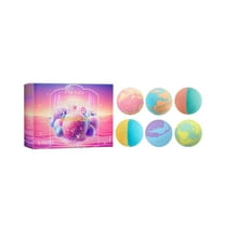 6pcs Bath Bomb for Women Gift Set, Natural Moisturizing Relax SPA Bath Ball,Handmade SPA Bubble Bath Bombs for Relaxing, Gift for Her/Him, Women, Girls, Wife, Mother, Easter, Birthday