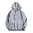 thumbnail image 5 of Hoodies for Women, Cute Graphic Casual Long Sleeve Tops Jogger Sweatshirts Fashion Pullover Baggy Pullover Sweatshirt with Pockets Tracksuit Activewear Lounge Wear Daily Leisure, 5 of 5