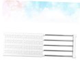 thumbnail image 4 of OULII Shelf Dividers for Closet Organization White ABS Adjustable Storage Rack 1Pcs, 4 of 8