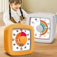 thumbnail image 2 of Visual Learning Timers For Kids Time Management Skill Development Rainbows Clock Battery Release Design, 2 of 10