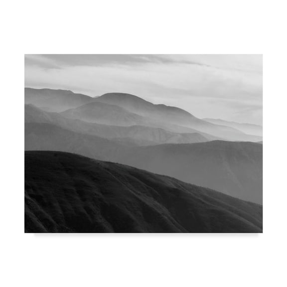 Trademark Fine Art 'Mountains And Haze II' Canvas Art by Jim Christensen