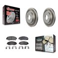 thumbnail image 1 of Transit Auto Front Coated Disc Brake Rotors and Ceramic Pads Kit for Car Honda Civic Acura EL Insight KGT-100188, 1 of 11