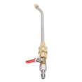 thumbnail image 1 of Metal Power Washer Gutter Cleaner Wand with Ball Valve 1 4 Inch Connector Curved Pressure Washer Extension Wand for Most Pressure Washer Sprayer and Spray Nozzles, 1 of 7
