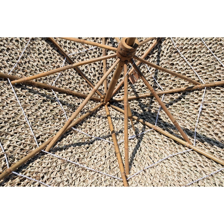 bamboo54 thatch patio umbrella Palapa Tiki Deluxe 7'6