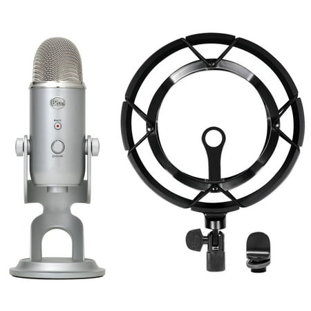 Blue Yeti Studio USB Recording Microphone Podcast Podcasting Mic + Shockmount