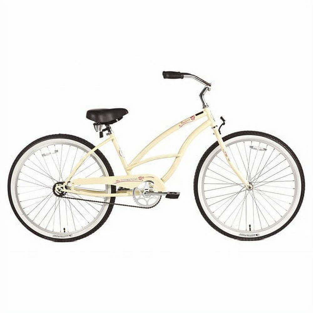 Micargi Pantera Comfort Single Speed Adult Women s 26 In. Beach Cruiser Bicycle Baby Blue Walmart