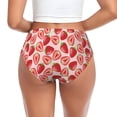 thumbnail image 3 of Womens Underwear Cute Strawberry B Cuteness No Show Seamless Underwear for Women, Soft Stretch Women's Panties, Hipster Ladies Panties Bikini Underwear Briefs, 3 of 6
