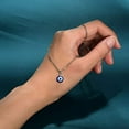 thumbnail image 2 of Evil Eye Necklace Chain Blue Eyes Amulet Pendant Necklace, 2 of 6