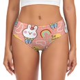thumbnail image 1 of Fotbe Rabbit So Cute Calzones Estampados para Mujer – Ropa Interior de Algodón, Cómoda, Suave y Elástica-Medium, 1 of 6