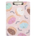 thumbnail image 1 of FMSHPON Halloween Donut Pumpkin Bat Clipboard Hardboard Wood Nursing Clip Board and Pull for Standard A4 Letter 13x9 inches, 1 of 5