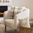 thumbnail image 3 of Bouclair Leanie Snowflake Decorative Pillow, 3 of 7