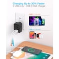 thumbnail image 3 of Extensor Power Strip One Beat con 3 cargadores USB, color negro, 3 of 7
